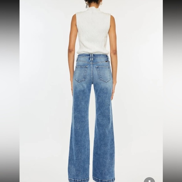 Kancan High Rise Wide Leg Jeans - Picture 3 of 3